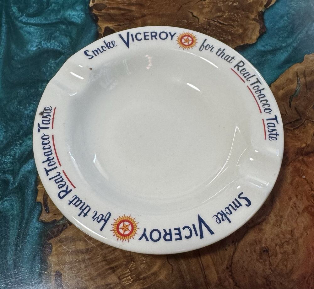 Vintage Salem Viceroy Ashtray The Taste That's Right USA Bar Advertising 5"